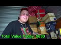 BUSTING OPEN LOCKED SAFE In THIEFS STORAGE UNIT! FULL OF MONEY and COINS! Storage Unit Finds! MONEY!