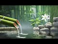 Bamboo Water Fountain for Meditation and Relaxation | Calm Piano Music heals the Mind, Body and Soul
