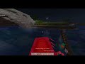 Minecraft Strider striding on water