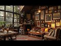 Rainy Day At Cozy Coffee Shop Ambience ☕ Jazz Instrumental Music For Studying, Working & Relaxing