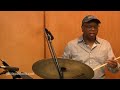 Lewis Nash demonstrates playing the melody on drums, using his SKEETER BLUES.