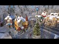 WINTER VILLAGE 4K 60 FPS: 1 Hour Winter Relaxing TV Screensaver