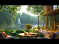 Immerse Yourself in the Summer Morning With Cool Lakeshore | Soothing Jazz Melody For Relaxing