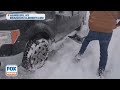 Historic Snowstorm: Cars And Semis Stuck In Feet Of Snow In Hamburg, NY