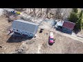 TREE REMOVAL ~ VERMEER WOOD CHIPPER ~ 4K DRONE FOOTAGE!