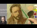 How to paint a portrait in Acrylics - Ben Affleck