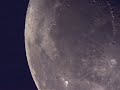 northwestern hemisphere of the moon during waning gibbous phase!