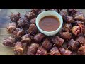 How to Make Bacon Wrapped Chicken Bites | Quick and Easy Appetizer Recipe