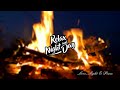 🔥 Crackling Fire w/ Rain and Thunder Sounds Outside - Relaxing Sounds for Sleep, Cozy Ambience - 4K
