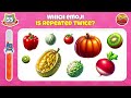 Find the ODD One Out - Fruit Edition 🍎🥑🍉 Emoji Quiz | Pup Quiz