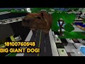 NEW!! ALL *30* NEW GIANT UGC GLITCH/BUG/TROLL in BROOKHAVEN ID CODES - (Part 2)