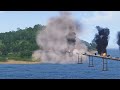 June 25! Ukrainian Trap, Blowing Up 170 of Russia's Newest Combat Vehicles on Pontoon Bridge