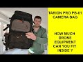 TARION PB 01 CAMERA BAG HOW MUCH DJI DRONE EQUIPMENT CAN YOU FIT INSIDE?