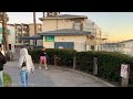 [4K] Sunset at Pacific Beach (PB) in San Diego, California USA - Walking Tour Vlog & Travel Guide 🎧