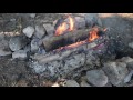 Siberian Survival fire that lasts all night