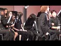 RHS Winter Concert - the wind  musicians enter the stage - 12/12/2023