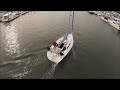 Sailing out of Marina Del Rey - 2-15-2014