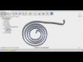 Modeling a clock spring in Autodesk Fusion 360