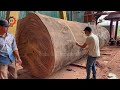 The Fastest And Most Amazing Tree Cutting Technique, The Fastest And Most Terrible Technique
