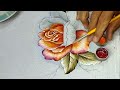 #DicaRapidaSemana - Vamos Aprender a Pintar Rosas e Folhas