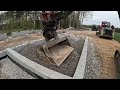 Waterproofing The Cabin Foundation And Installing Gravel Drain
