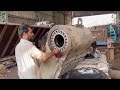 Amazing Hard Working Young Man Restoration Stone Crusher Machine|