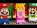 Lego Mario enters Nintendo Switch game and use all Power-Ups to save Peach Let’s see if they succeed
