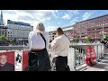 Stockholm, Sweden - | Saturday Walk | Summertime | Citytour - 4K