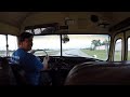 Tommy Retro Picking up the 1989 GMC Ward School Bus Detroit Diesel