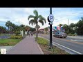 [4K]  Tampa Bay Area - Dunedin Downtown, Florida - Sunset Night Walking