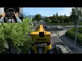 Mercedes Actros - Crane transport | Euro Truck Simulator 2 | Logitech G29 Gameplay
