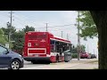 Toronto TTC Buses in York and near North York  on July 11, 2024