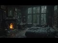 Fall Asleep After 10 Minutes With The Rain By The Window | Crackling Fire, Heavy Rain And Thunder