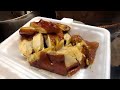 Hong Kong Roast Pigs YUMMY 老闆刀法快而準 燒乳豬燒腩骨 肉汁多 皮爆脆 香港美食 新強記燒腊飯店佐敦