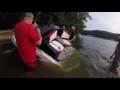 2017 Scarab jet boat almost sinks to the bottom!