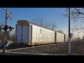 Foreign Power! Quebec-Gatineau Railway and BNSF on CPKC 137 at the Diamond