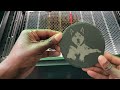 4 minute Tutorial How to Laser Engrave Photo on Stone Coaster