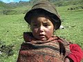 José Cusi Speaks Quechua with Andean girl on Lares Hike