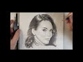 How to Draw Kendall Jenner  ||  Realistic Drawing  ||  Portrait