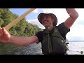 The Great Glen Canoe Trail - Part Three.  White Water Rapids. Loch Ness Wild Camp. Broken Canoe.