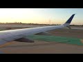 United Airlines Boeing 737-800 STUNNING SUNRISE Landing in Los Angeles (LAX/KLAX)