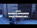 Always Organize Your Inventory [Fortnite]