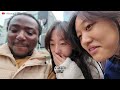CHINESE GIRL SHOCKS AT A BLACKMAN SPEAKING CHINESE LANGUAGE IN THE STREET...BLACK IN CHINA