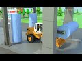 Excavator & Wheel Loader Trailer Trucks for Kids | Underpass Road Construction