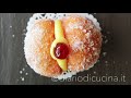 Pesche dolci della pasticceria