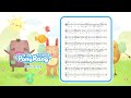 요리조리 체조 (동요 피아노 악보) - 튼튼 건강 동요 - Nursery rhyme piano sheet music - PonyRang TV Kids Play