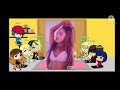 Mlb react to Marrinette as Ariana Grande I Gacha life