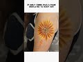 EASY sunflower painting in 30 seconds #shorts #art