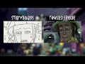 Mr. Stain On Junk Alley - Heavenly Bird (Original Storyboards + Finished Episode Comparison)