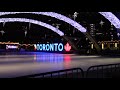 Toronto. Coronavirus Lockdown. Nathan Philips Square Ice Skating Rink.